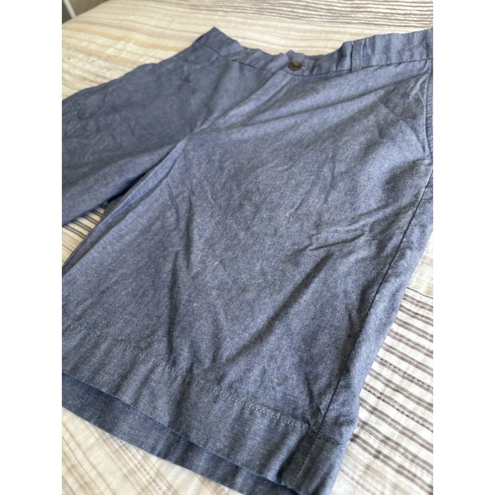 Brooks Brothers Lightweight Advantage Chino Shorts Mens 36" Waist 9" Inseam Blue - Picture 3 of 8